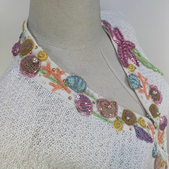 Vintage Nautical Beaded Cardigan Design Options by Philip and Jane Gordon White - Picture 6 of 11
